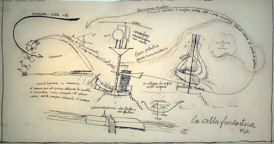 Piero Fogliati gallery view.