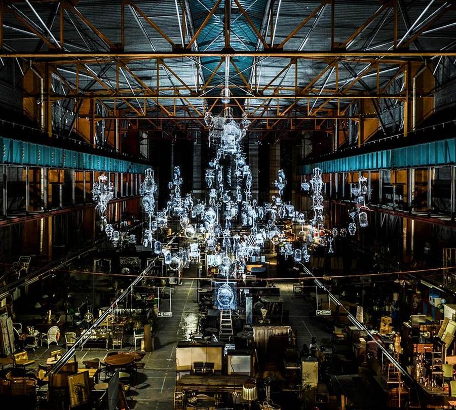 Gonzalo Borondo gallery view.